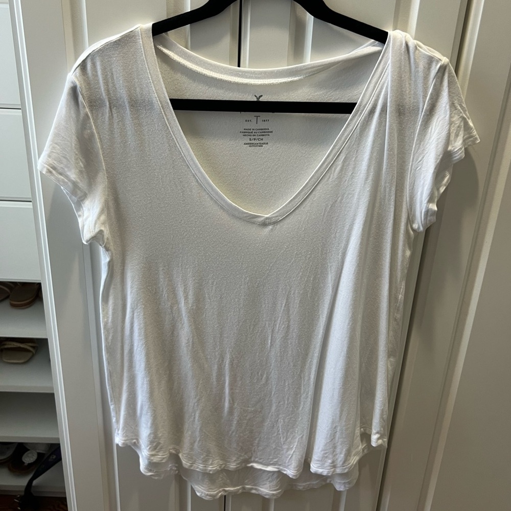 American Eagle Favorite Tee - White